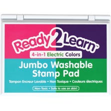 WASHABLE 4-IN-1 STAMP PADS - ELECTRIC COLOURS
