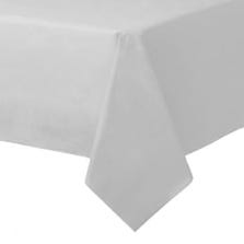 PLASTIC TABLE CLOTH - WHITE