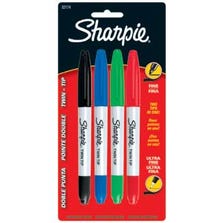 SHARPIE TWIN TIP  PERMANENT MARKERS