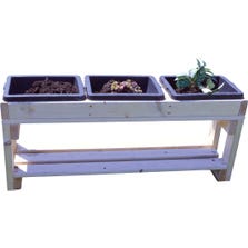 OUTDOOR SENSORY TABLE WITH 3 BINS